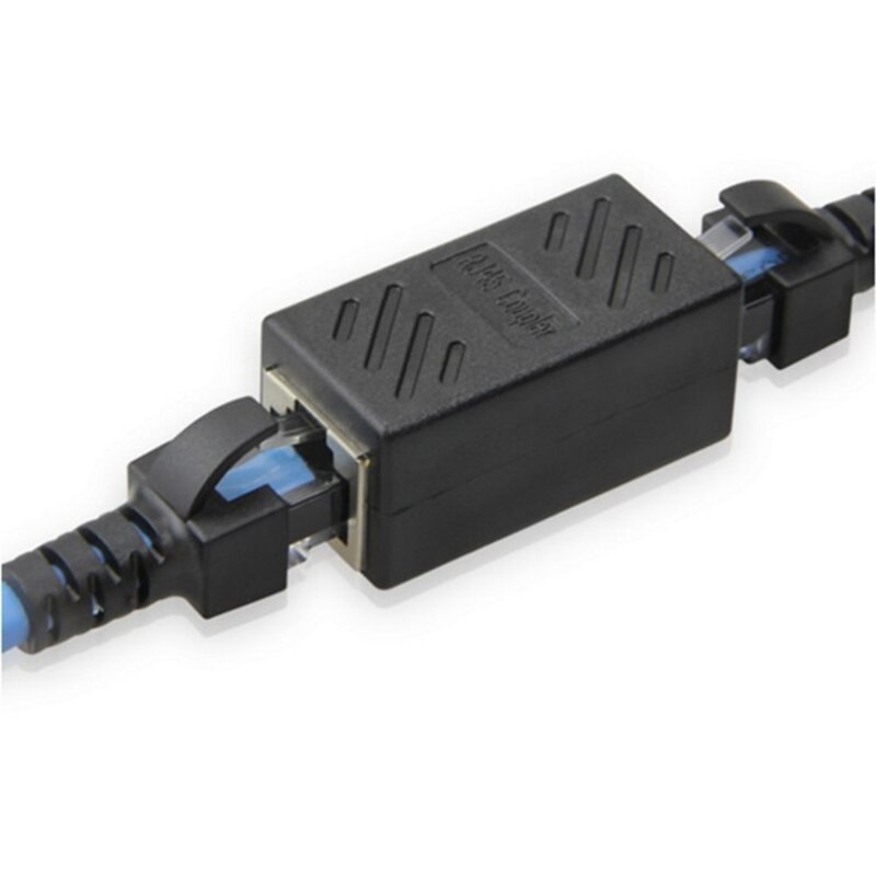 Vrouwelijke Aan Vrouwelijke Netwerk Lan Connector Adapter Coupler Extender RJ45 Ethernet Kabel Uitbreiding Converter