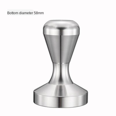 Rustfritt stål pulverpress kaffe tukler kaffe rask kraft pulverpresse 58mm heltre håndtak integrert pulverpresse: Rustfritt integrert