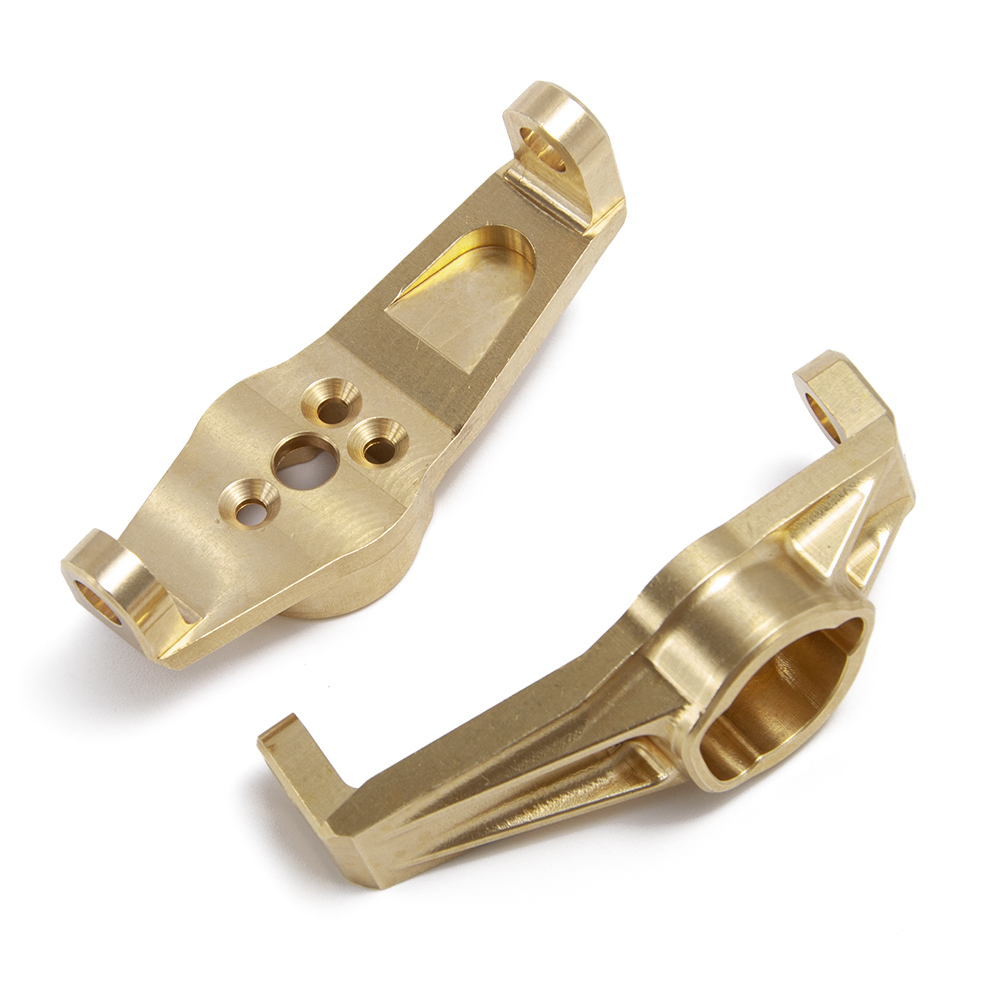 YEAHRUN Brass Front Hub Carrier - 69g Counterweight for Traxxas TRX4 1/10 RC Crawler - Upgrade Parts