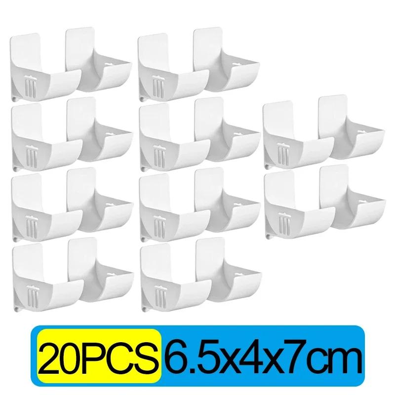Afvalzakkenhouder, wandmontage, plastic zakkenhouder, afvalzakdispenser, opbergdoos voor keuken: Geel