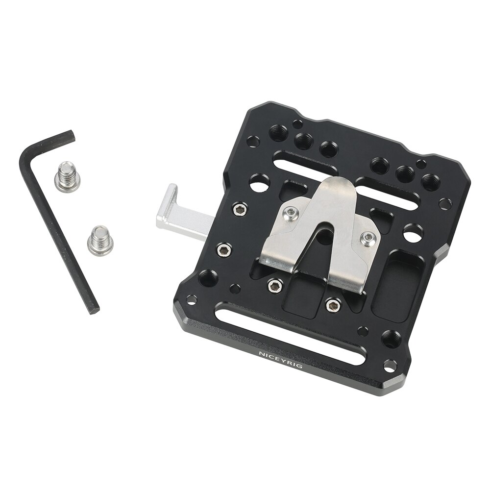 Niceyrig v-sperren-akku-montagesatz mit tragbarer edelstahlschnalle