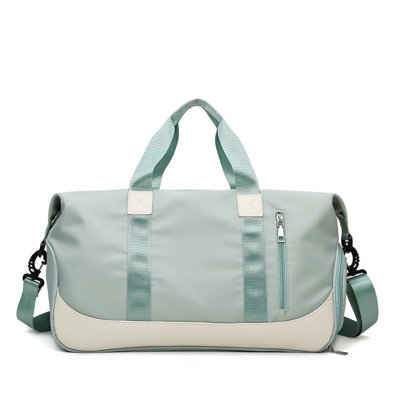 Frauen Große Kapazität Sporttasche Schwimmen Yoga Sport Taschen Multifunktions Hand Reise Duffle Wochenende Paket Trockenen Und Nassen Trennung: Grün