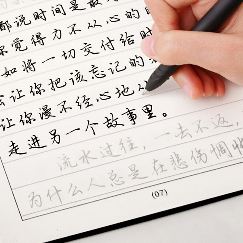 Chinese Calligraphy Practice for Beginners Practice Calligraphy Small Regular Script Handwriting Hard Pen Calligraphy