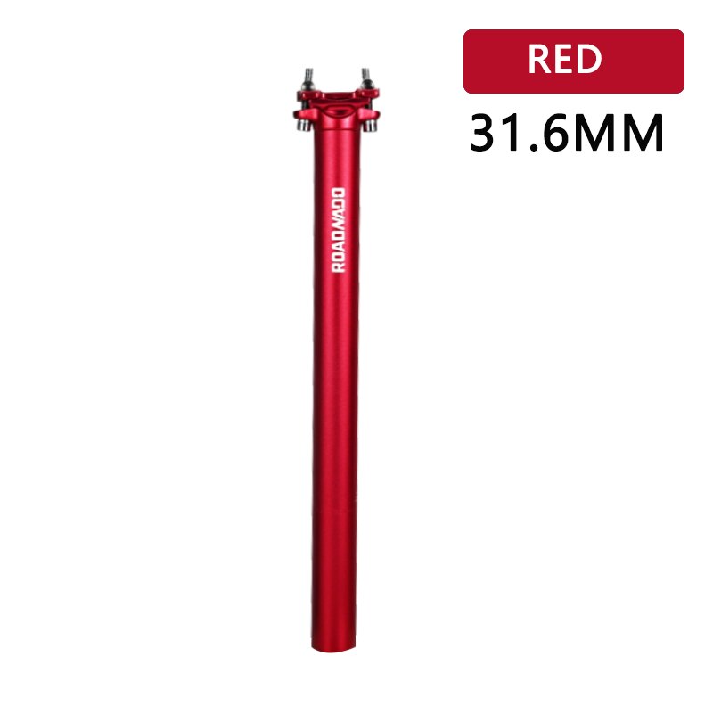 Aluminiumlegering cykel sadelstolpe 27.2/31.6*400mm mountainbike sadelstolpe justerbar hopfällbar road cykel sadelrör mtb sadelstolpe: 31.6 x 400 röda