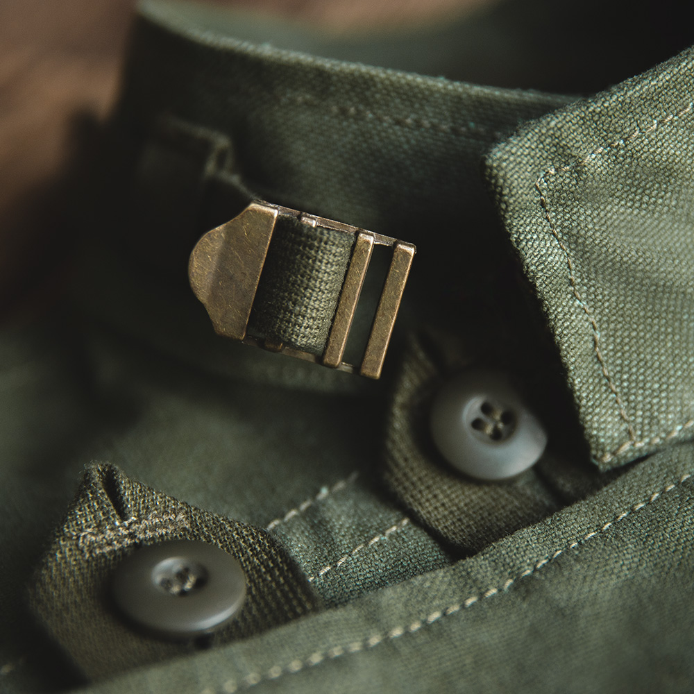 Maden Retro 16oz lona sueca motocicleta chaqueta verde bolsillo chaqueta Bomber Casual caza trabajo prendas de vestir para hombres primavera y otoño