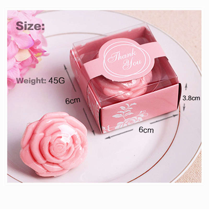 de boda para invitados, jabón Mini Rosa hecho a mano, de apoyo para boda y para fiestas