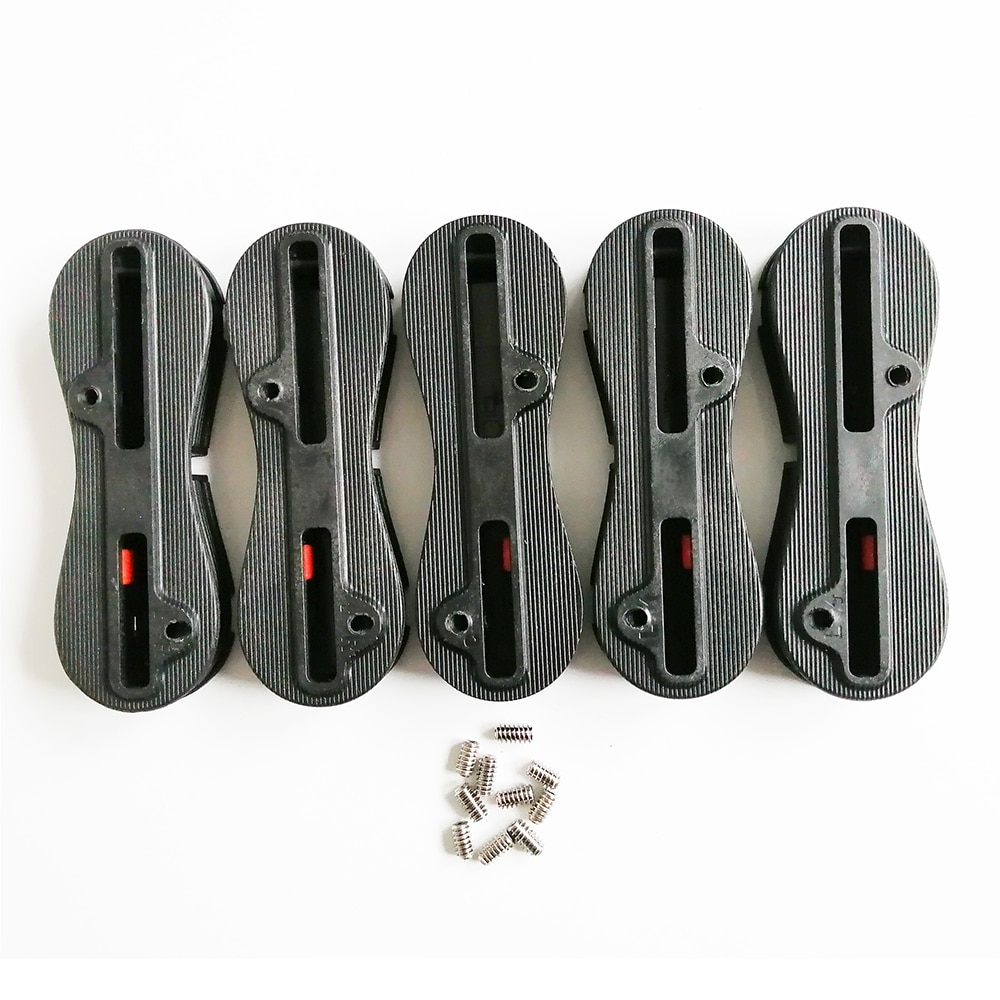 5 Boxes/ Set Fcs II Fusion Fin Box 1 Center + 4 Side Surfboard Fins Surf Fin FCS 2 Plugs 0 + 5 + 9 Degree Fusion Fin Plug: Black
