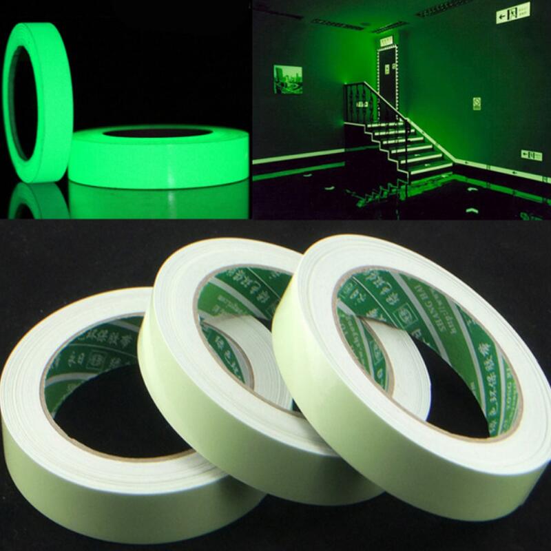 20/12/10/15mm x 3 M/Roll Lichtgevende Tape zelfklevende Glow In de Dark Veiligheid Stage Home Decoraties Waarschuwing Tape