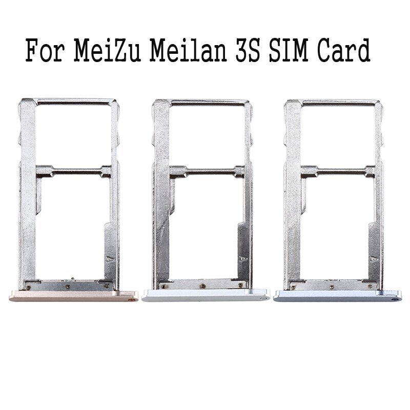 Sim-kaart Lade Houder Micro SD Card Slot Adapter voor Meizu meilan 3 s vervanging telefoon kleine onderdelen