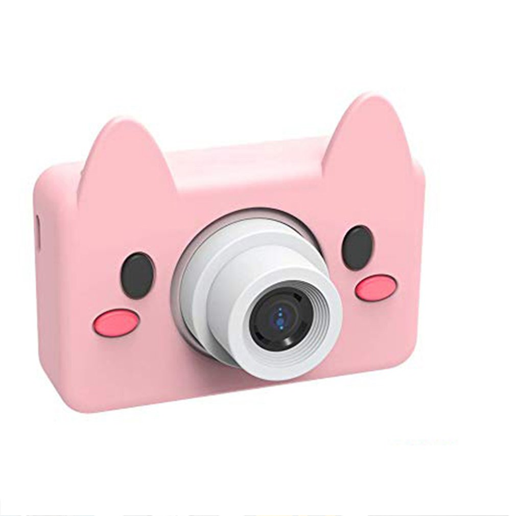 Børns kamera produkter-girly persienner lyserød gris dyr digital video hd kamera gris digital video kamera let at betjene