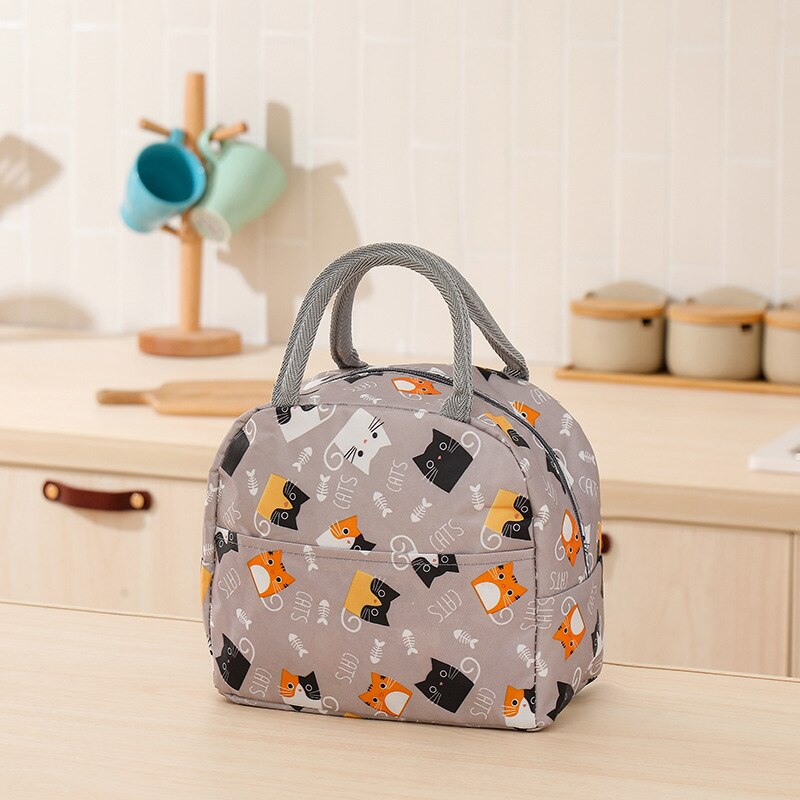 Kationische Wasserdichte Tragbare Eis Pack Thermische Isolierung Tasche Lunchbox Tasche Thermische Isolierung Tasche Aluminium Folie Verdickt Mittagessen: 14