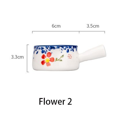 Mini Melk Keramische Cup Japanse Melk Schuim Pot Koffie Suiker Melk Pot Aardbei Bloemen Keuken Fornuis Melkkan Melk Cup: Flower2