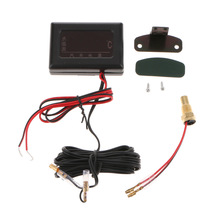 Auto Digitale Display Water Temp Temperatuurmeter Meter Met Sensor Stabiele Prestaties Anti Vibratie