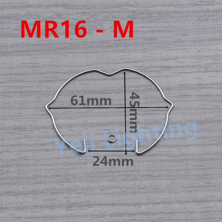 MR16 MR11 lamp cup spring buckle clip Circular round buckle for downlight Spotlight Fixed clip lighting accessories diy