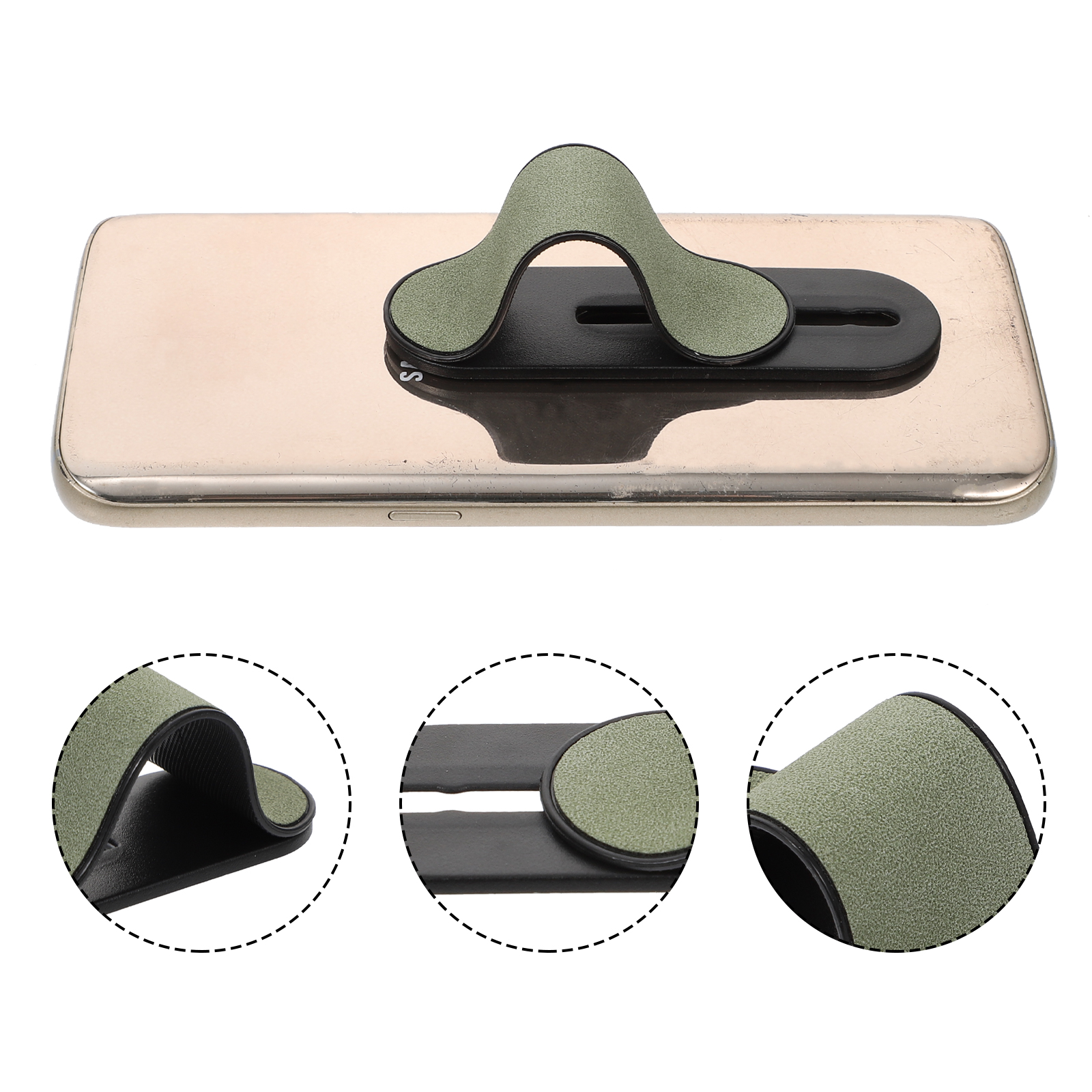 Ceinture support d'anneau de téléphone portable poignées de maintien de téléphone support en Abs poignée de doigt adhésive