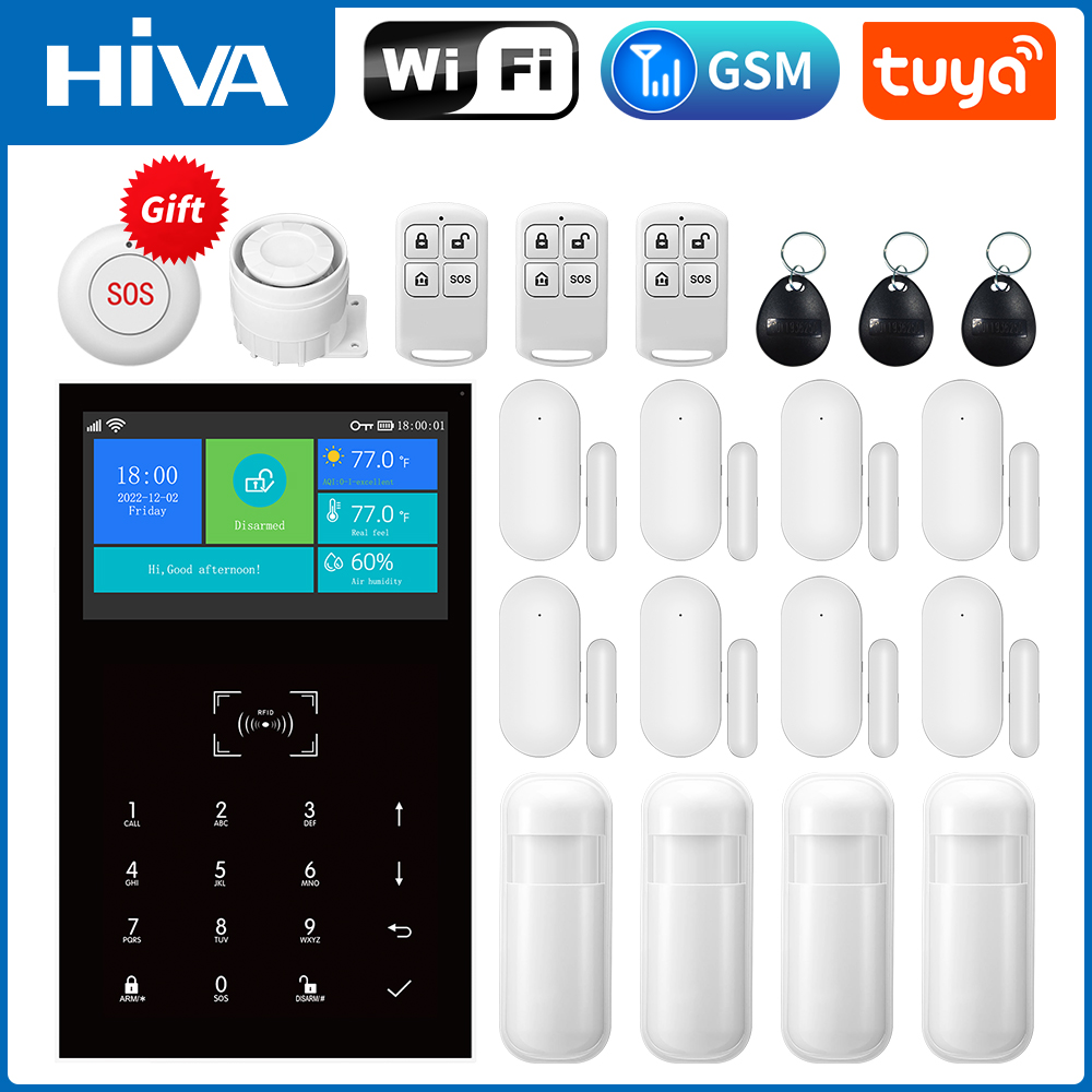 4G Wifi Draadloos Alarmsysteem Tuya Smart Home Kindveiligheid Thuis Antidiefstalsysteem Smart Life App Controle Werkt met ALexa PG-109