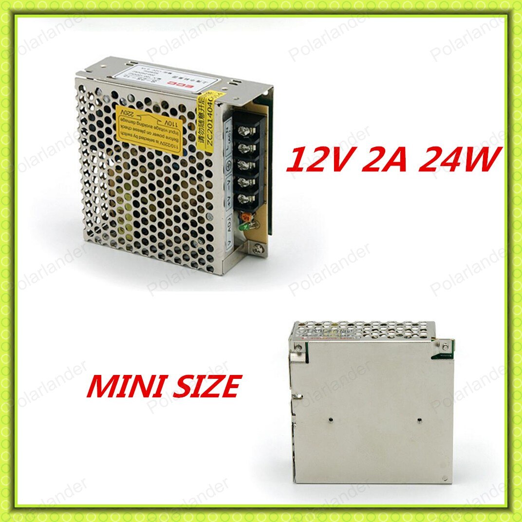 Dc 12 V 2A led voeding, zet AC 110-220 v in dc 12 v led strip licht gebruik stroomvoorziening