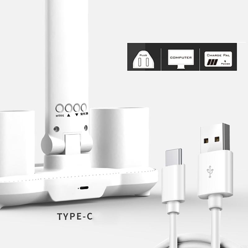 U55C Round LED Desk Lamp Touchable With 3200mAh Rechargeable Battery/USB Charging Table Light For Office And Home