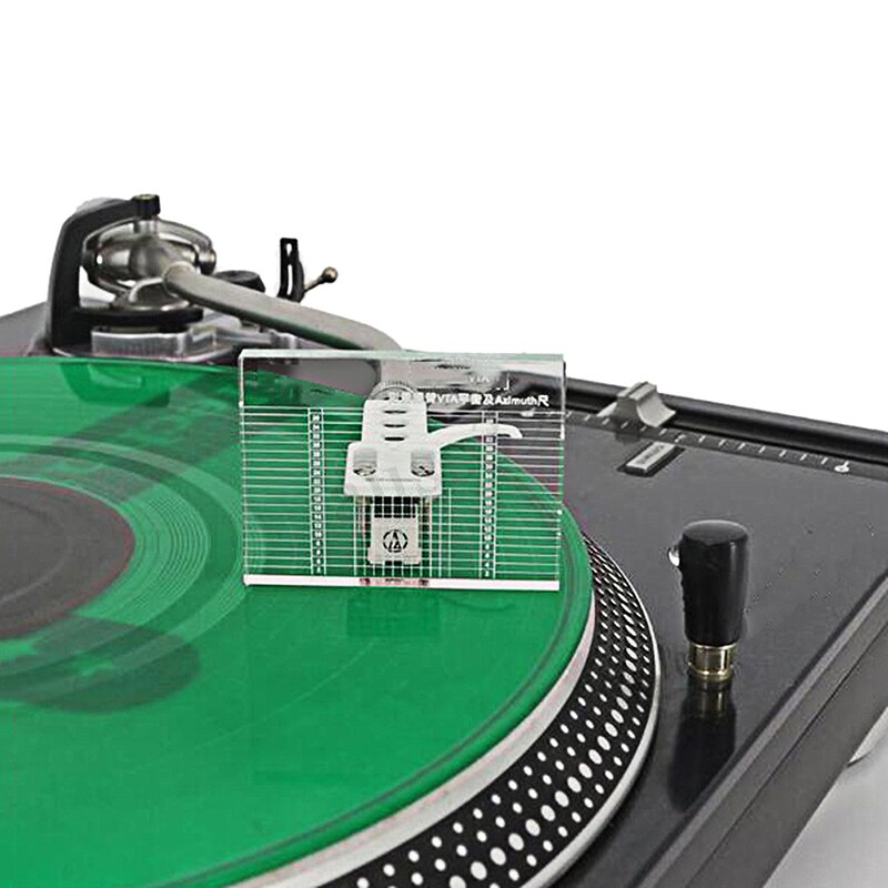 LP Vinyl Record Player Measuring Phono Tonearm VTA/Cartridge Azimuth Ruler Balance Cartridge Azimuth Ruler Headshell Turntable