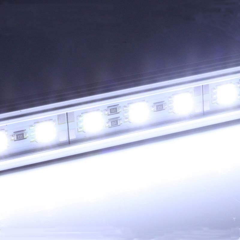 LED Rigid Bar Lights 5050 SMD White/Warm White With U Base 36LEDs LED Hard Rigid LED Strip