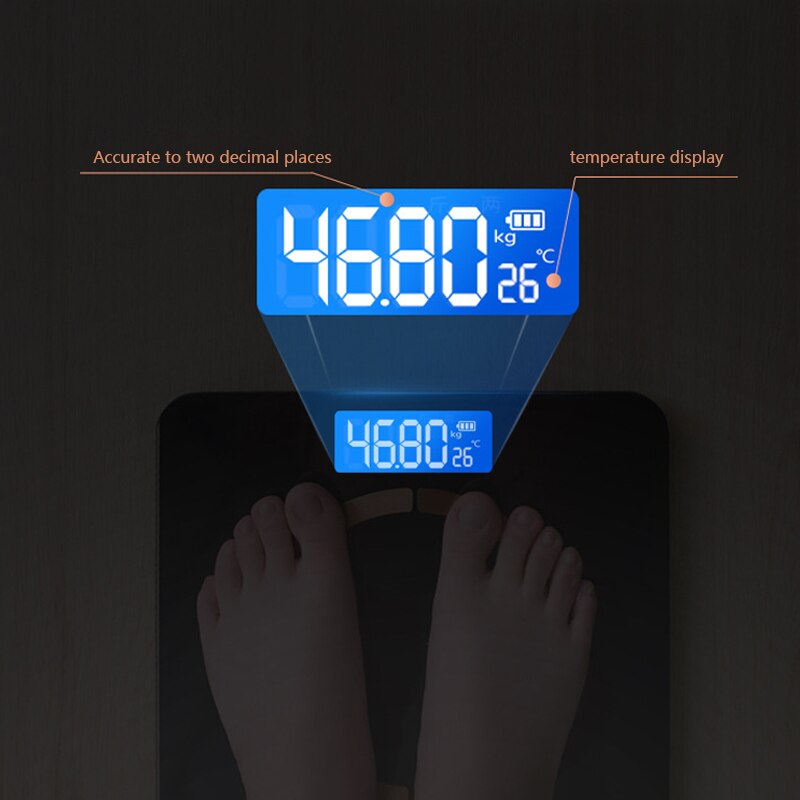 USB Charging Weight Scale Smart Body Fat Scale Bluetooth Electronic Muscle Ingredient Scale Fat Measuring Tool App Floor Scales