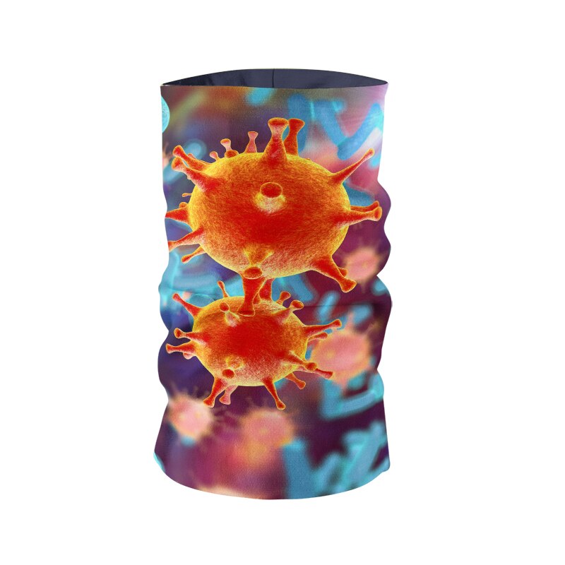 Kvinder halstørklæde ring tørklæde hals gamacher trykt hovedtørklæde bandanas tube pandebånd unisex motorcykel kranium bandanas magisk tørklæde: 01