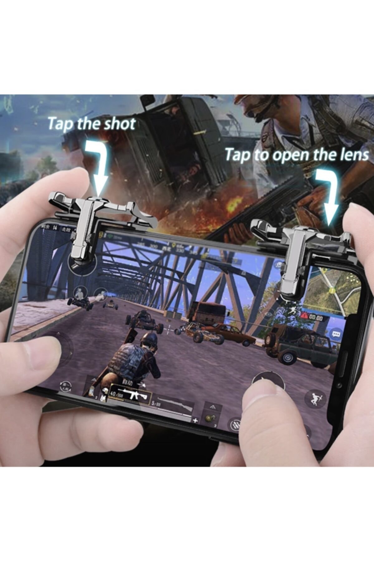 The Q22 Trigger Button for Mobile Games is for Those Who Love to Play FPS Games on their Mobile Phones.