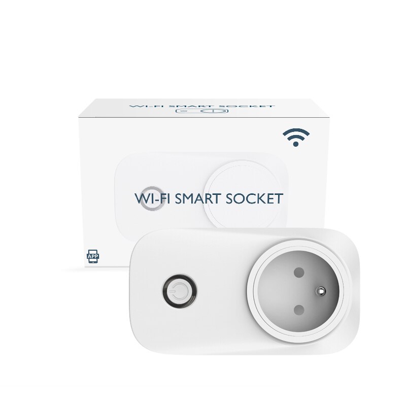 10A 16A WIFI Smart Socket Plug EU UK Swit AU BR FR JP Israel Ita ZA Plug Remote Control Smart Work For Alexa Google Home: 16A / France Plug