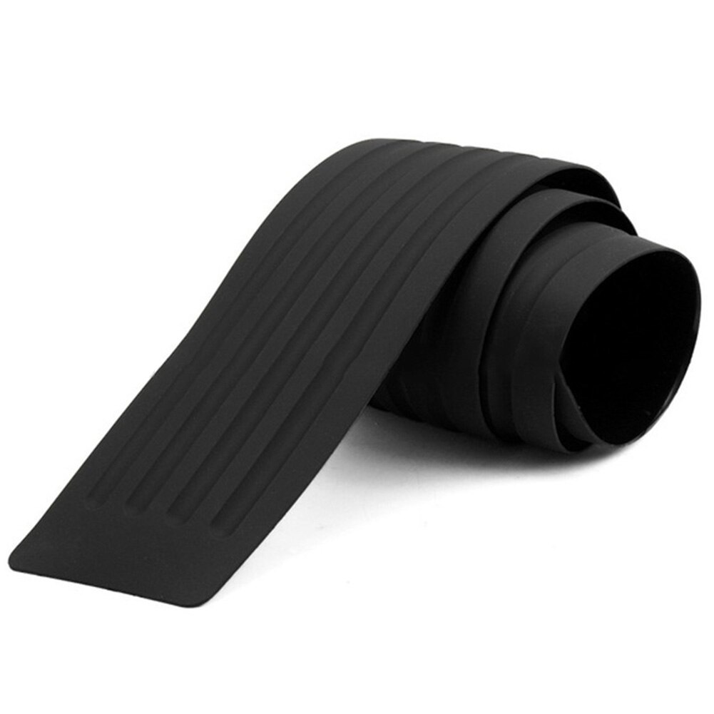 Gummi bil dørkarm kofanger beskytter bagagerumsbeskyttelse plade klistermærke bagkofanger beskyttelse trim cover strip ridseplade: Default Title