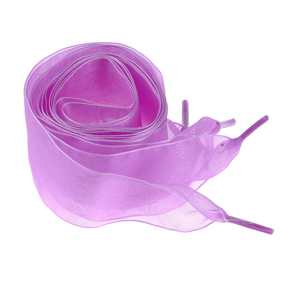 1 paar Polyester Lint Kant Schoenveters geschikt voor casual schoenen sport schoenen 110 cm Lengte mode persoonlijkheid 9 Kleuren: Paars