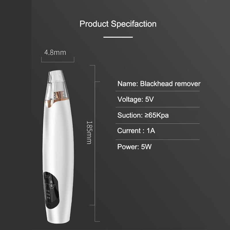 Elektrische mee-eter verwijderaar vacuüm