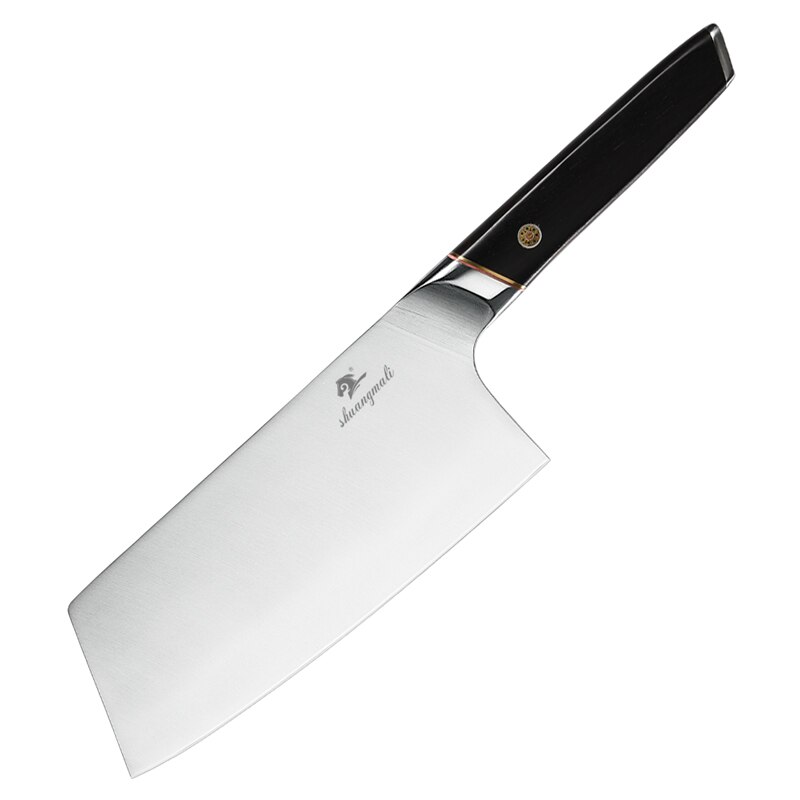 4 stk chinese cleaver chef kniv sharpener sæt 5 cr 15 rustfrit stål køkken kok knive sæt utility slibemaskine paring chef kniv: Kinesisk kniv