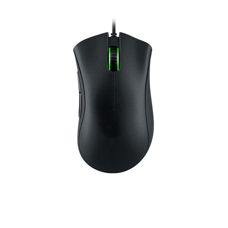 E-sports Grade Optical Sensor Black And White 6400DPI Wired Gaming Mouse Recommended By Players: black