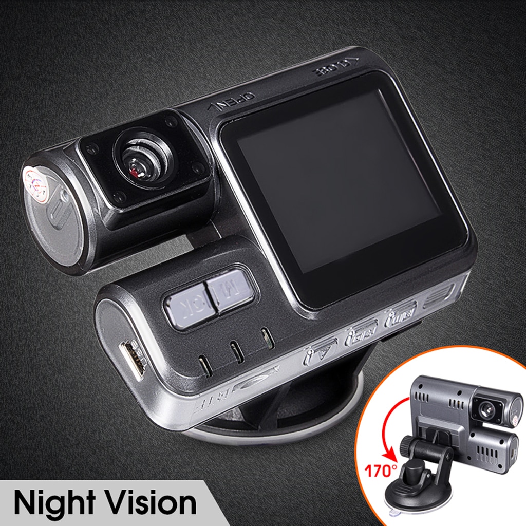 Dash Cam Screen Dual Dashboard Cameras Front and Rear Car Driving Video Recorder