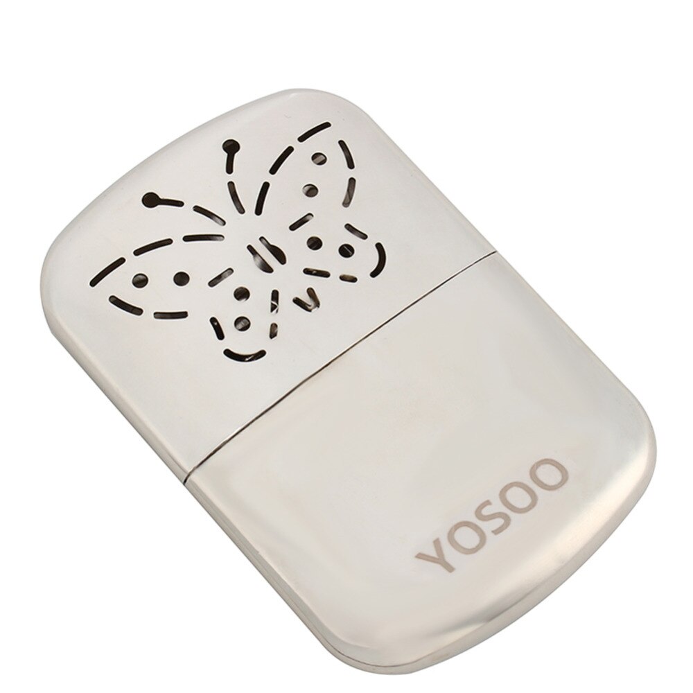 Rvs Handwarmer Gezellig Pocket Heater Lange Levensduur Ultralight Mini Handwarmer Voor Winter Indoor Outdoor Warmer Heater