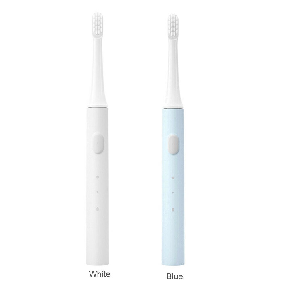 XIAOMI-cepillo de dientes eléctrico inteligente Mijia T100, cepillo de dientes sónico IPX7, resistente al agua, con cabezal: T100-White and Blue