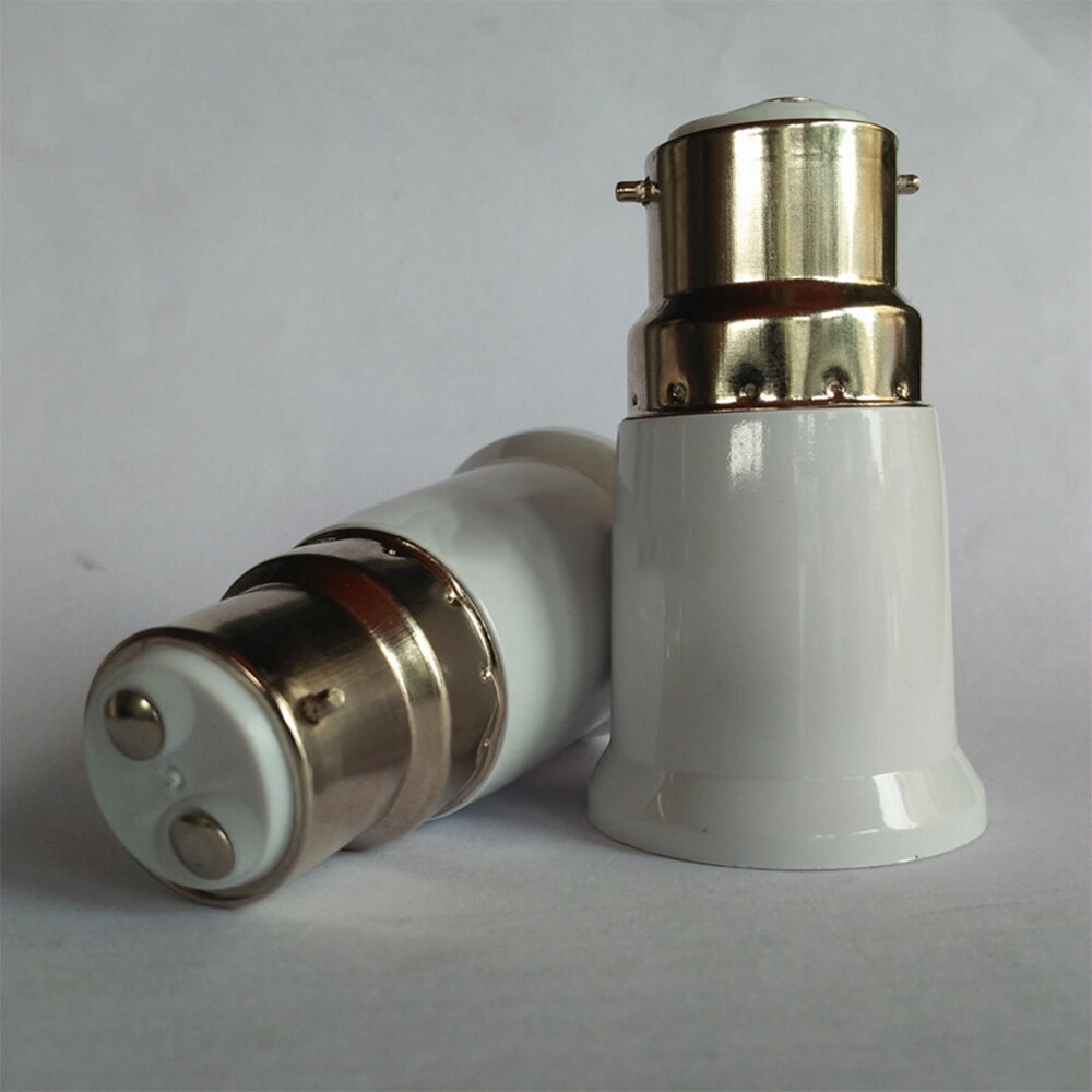 1 pz B22 per E27 Convertitori Supporto Della Lampada Al di Fuori B22 Verso L'interno E27 Esterno A Baionetta per La Vite Interna di Conversione testa della lampada