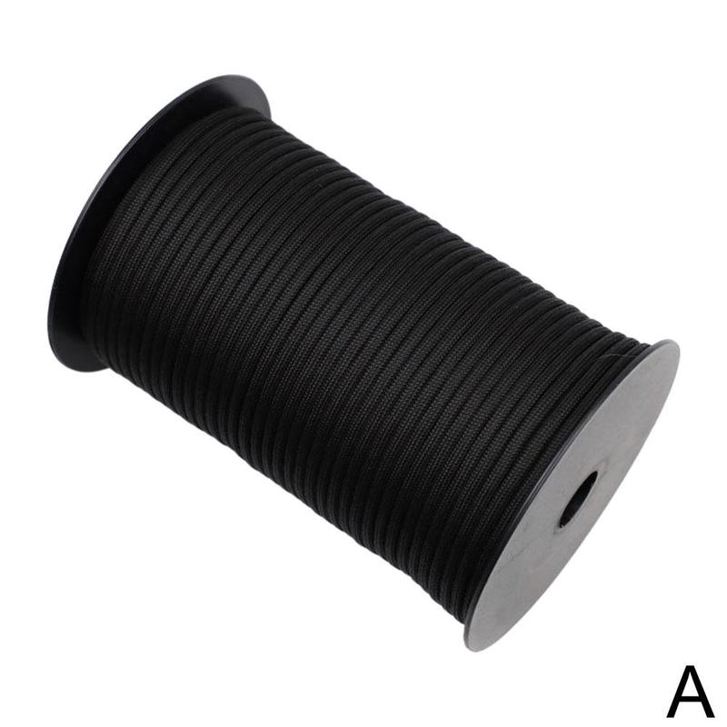 100M 9 Stand Cores Paracord Voor Survival Parachute Cord Lanyard Camping Klimmen Camping Touw Wandelen Waslijn G7K3: A