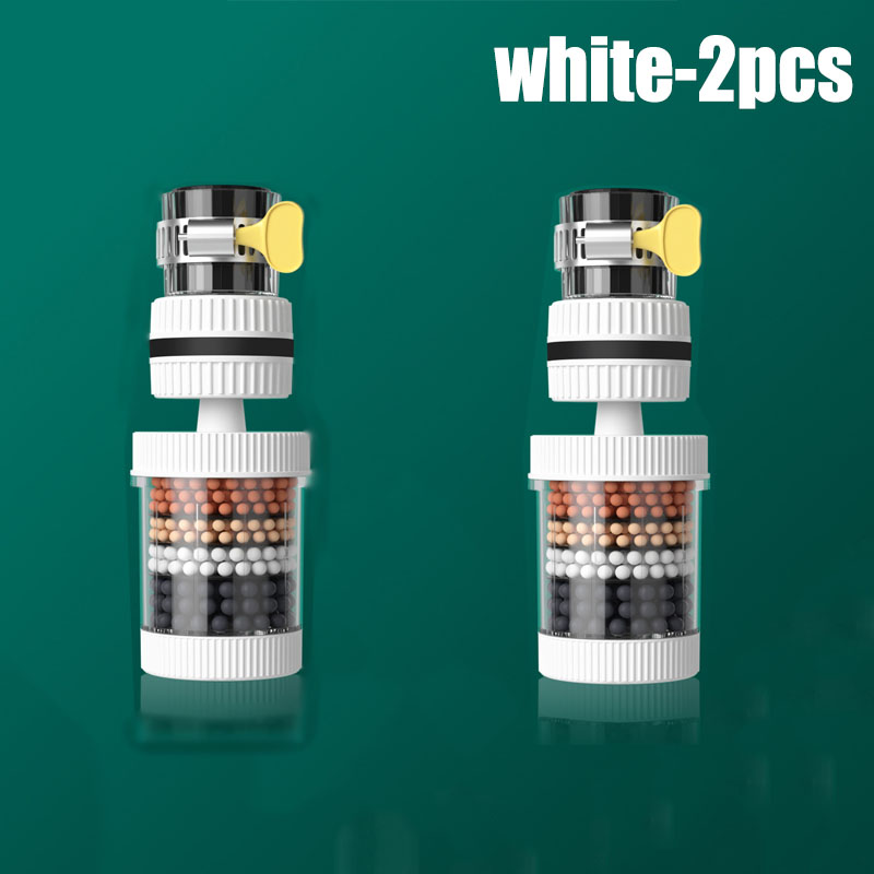 1/2 stuks waterkraanfilter huishoudelijke keuken thuis kraan mini kraanwater schoon luchtreiniger filter filtratie cartridge koolstoffilter: Bordeaux