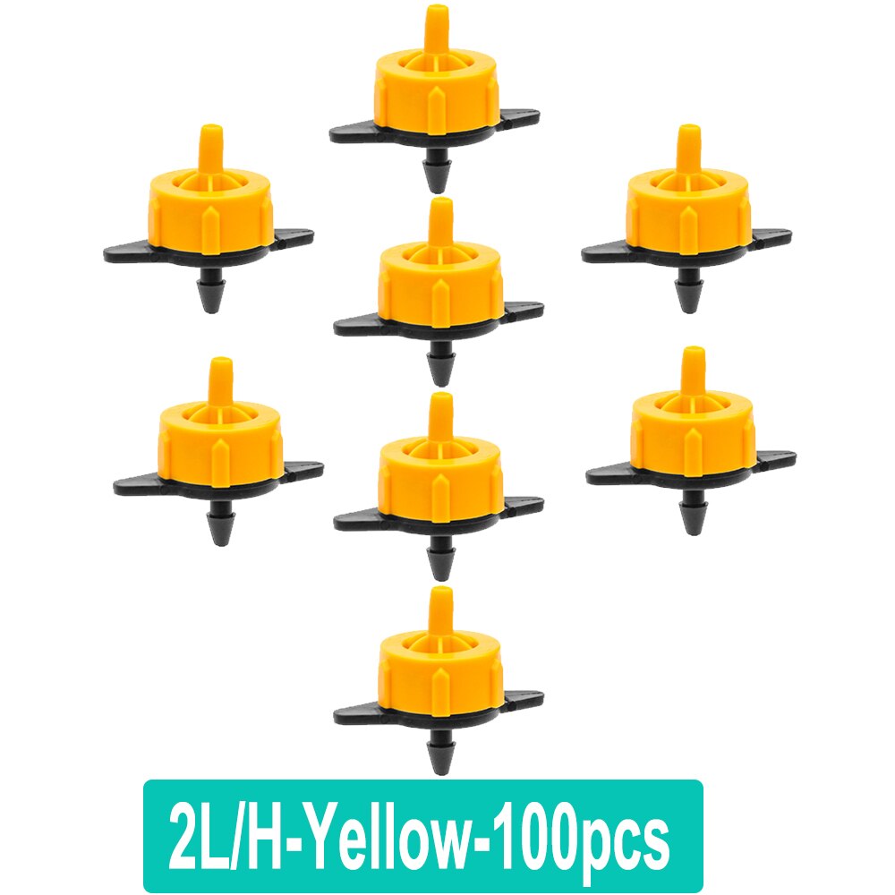 20-100pcs 2L/4L/8L Auto Micro Drip Irrigation System Pressure Compensating Regulator Watering Dripper Agriculture Garden Tools: 100pcs-2L