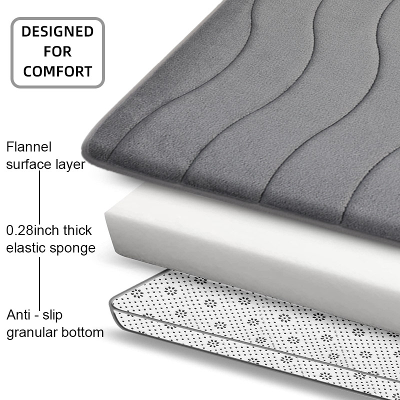 Prysznic z wzorem fal, mały dywanik, umywalka, chłonna podkładka strąk stopy, wycieraczka robić łazienki, nowoczesna mata dekoracyjna robić domu.