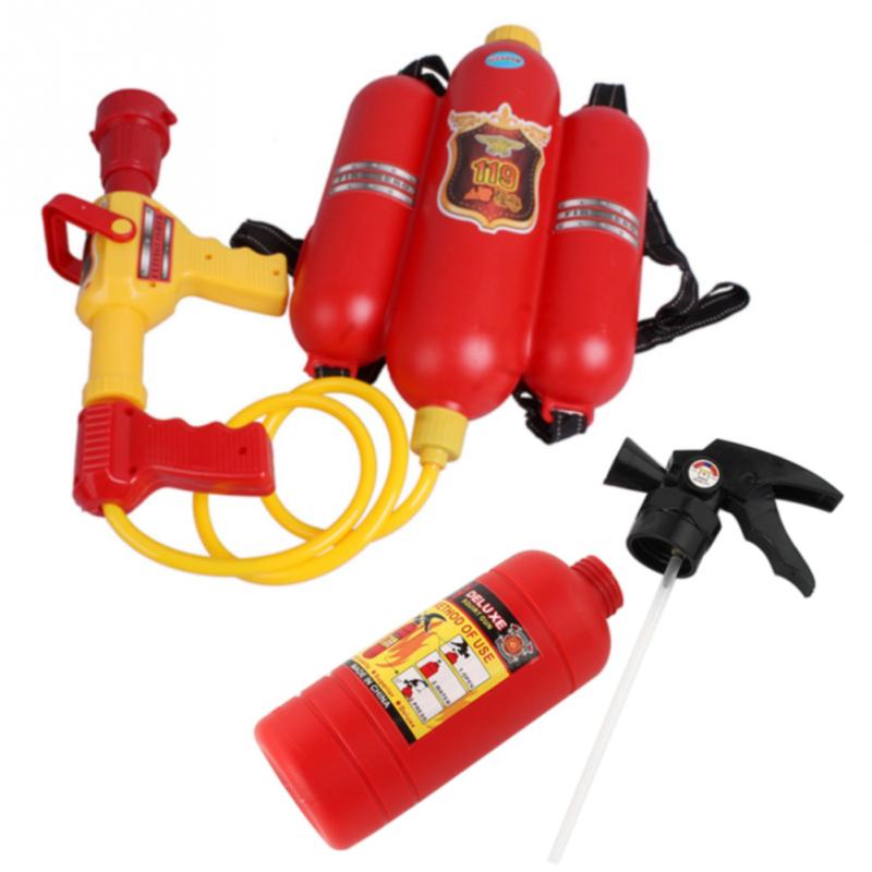 Wasser Sommer freundlicher Requisiten Strand freundlicher draussen Feuerwehrmann Spielzeug dauerhaft rot Spritzgerät Kunststoff Squirter