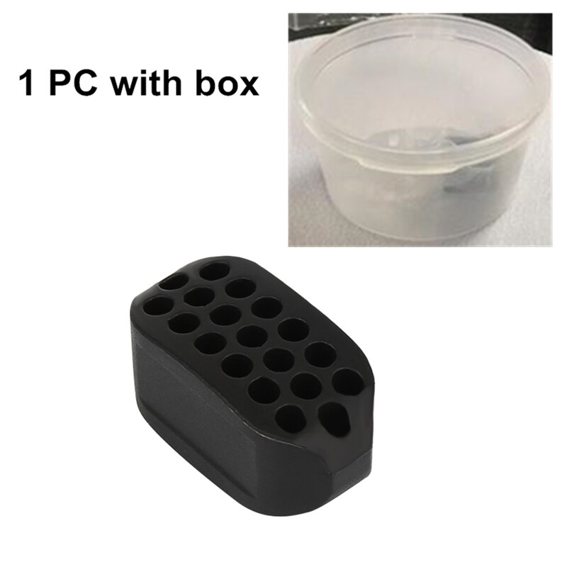 2/1Pcs Unisex Facial Masseter Muscle Exerciser Face Neck Lifting Toning Double Chin Removal Silica Gel Ball Massage Tool: 1 black with box