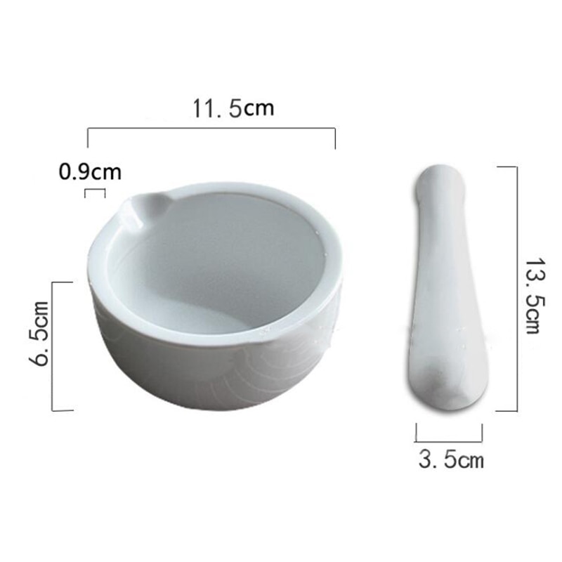 Handmatige molens keramiek kruidenmolen stamper handzame kruiden pepermolen kom keukengadget vijzel mengkom