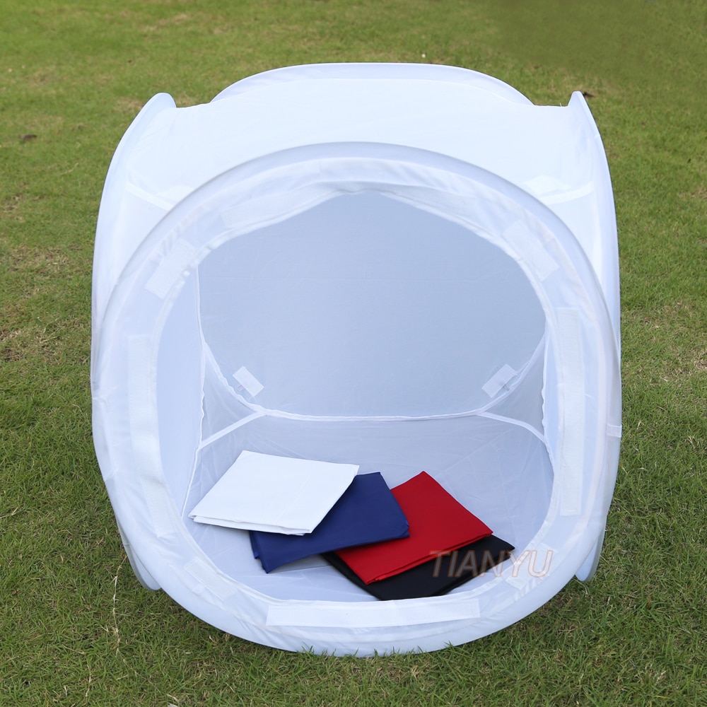Photo Studio 40 x 40cm/50 x 50cm/60 x 60cm/Soft box Shooting Tent Softbox Box Photo Light tent+Portable Bag+ 4 Backdrops