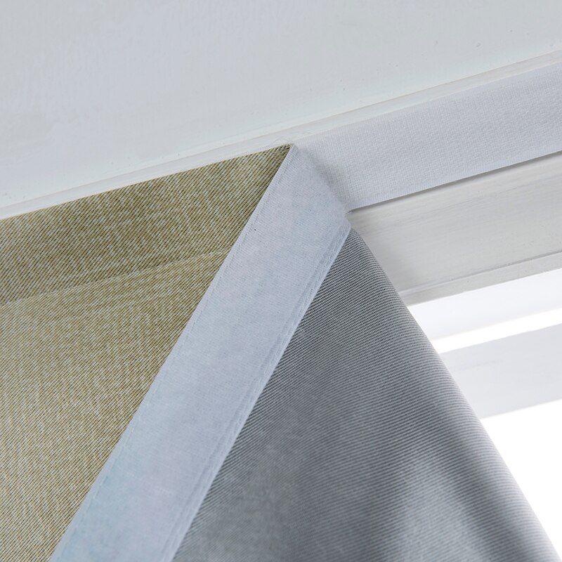 Cortina de Color degradado para dormitorio de niñas y niños, cortinas para oscurecer completamente las ventanas, sin perforaciones, decoración del hogar, 130x80 CM