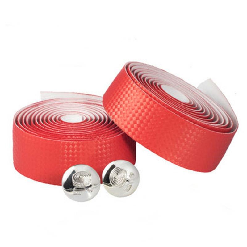Carbon fiber road bike handlebar/bentbar tape Cycling accessoroies Handlebar Tapes: red