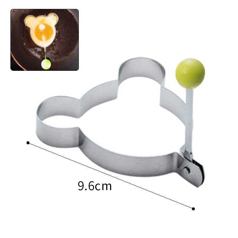 Funny Silicone Egg Rings Nonstick Omelette Egg Mold For DIY Breakfast Egg Fried Pancake Molds Rabbit Skull Kitchen Tools: Mouse