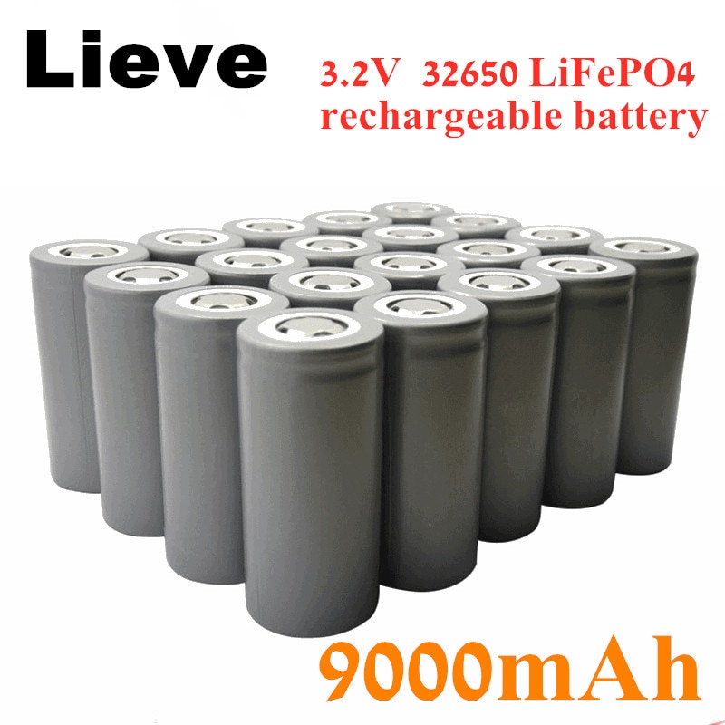 Original 3.2V 32700 Battery 9000mAh LiFePO4 Battery 35A Continuous Discharge Maximum 55A High power battery