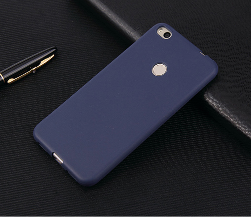 Telefoonhoesje voor Huawei Honor 8 Lite P8 Lite 2017 - Zacht Siliconen TPU Hoes - Schokbestendig, Stofvrij: Buikspieren / Blauw